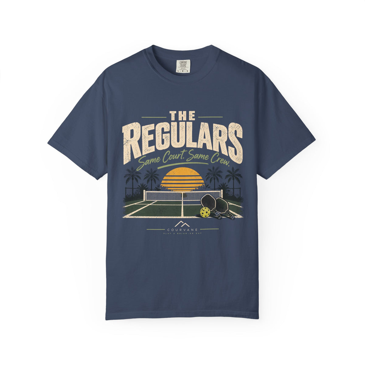 The Regulars Same Court, Same Crew Pickleball T-Shirt