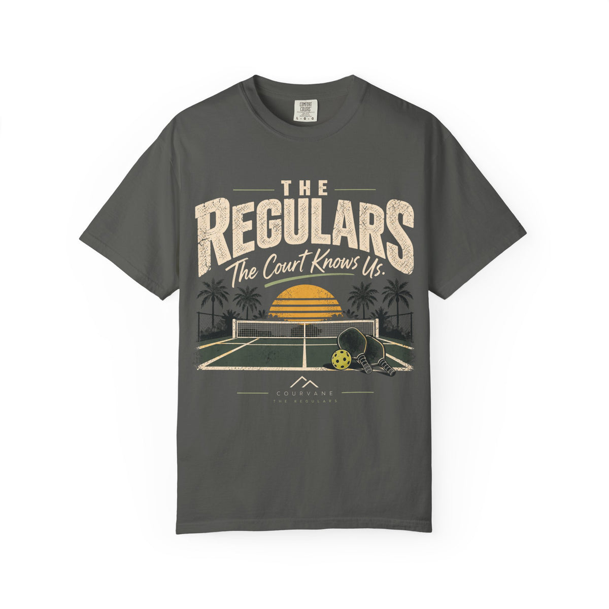 The Regulars The Court Knows Us Pickleball T‑Shirt