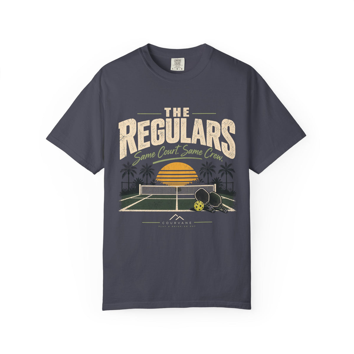 The Regulars Same Court, Same Crew Pickleball T-Shirt