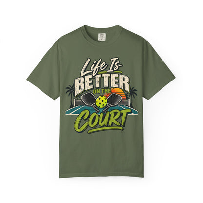 Life Is Better on the Court Pickleball T-Shirt