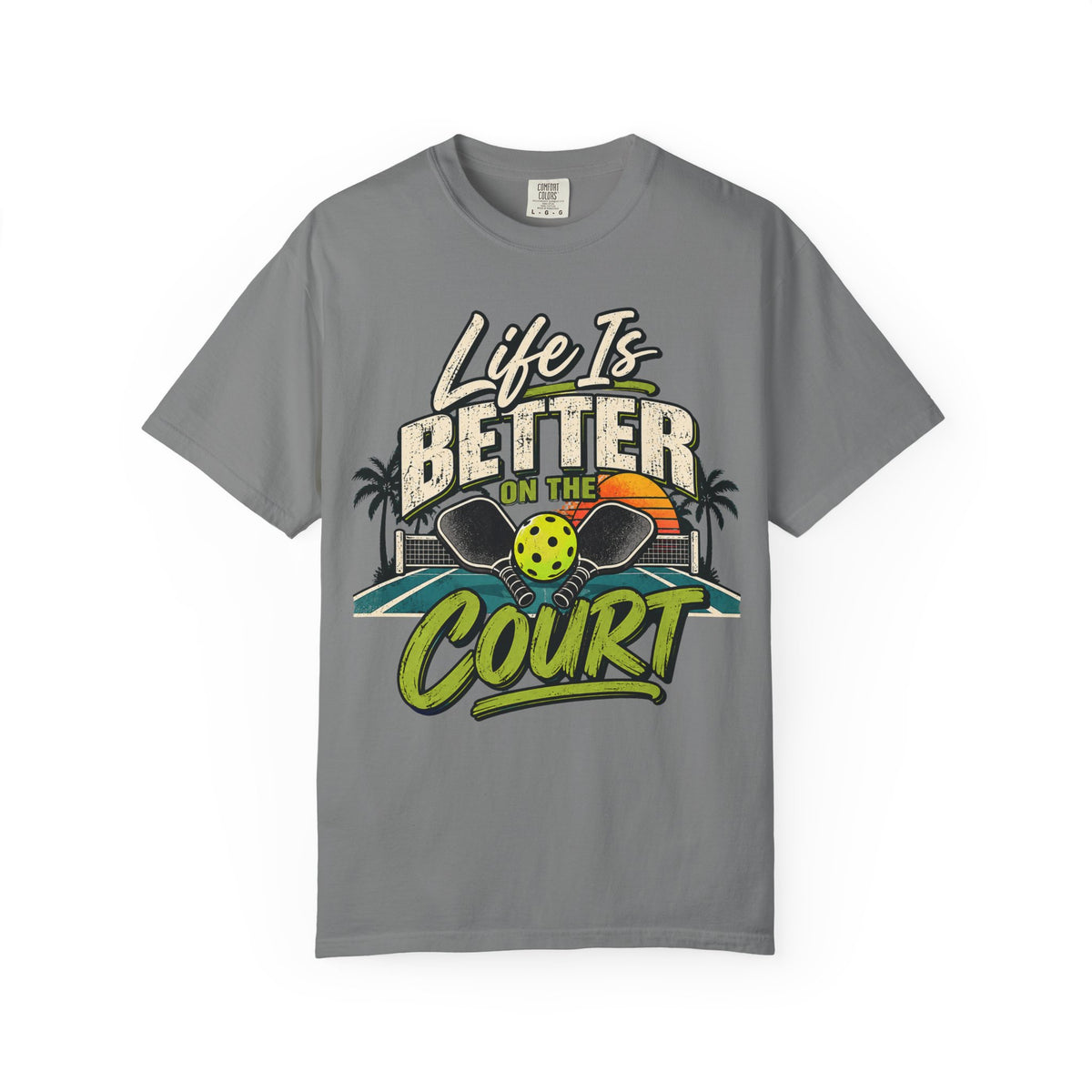 Life Is Better on the Court Pickleball T-Shirt