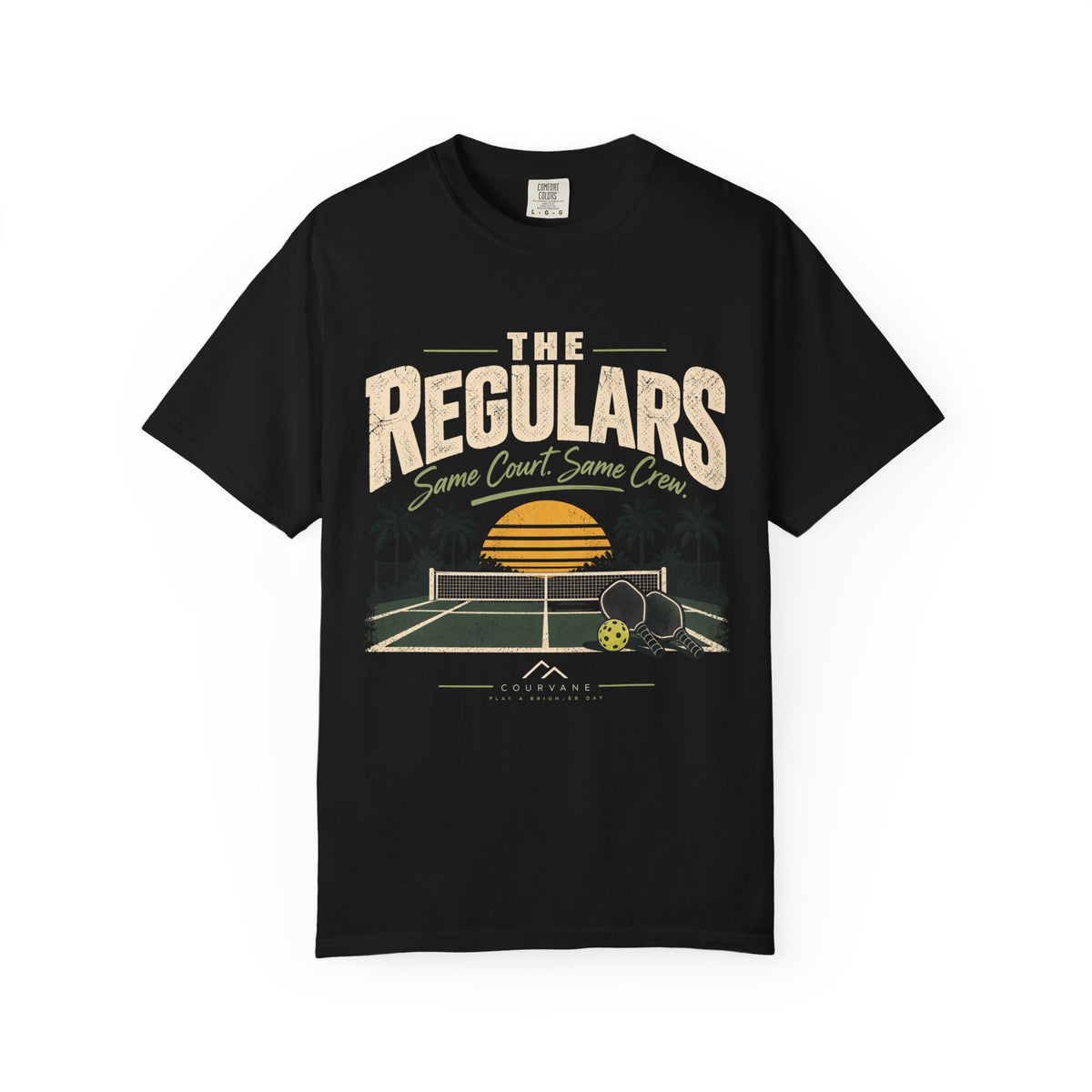 The Regulars Same Court, Same Crew Pickleball T-Shirt