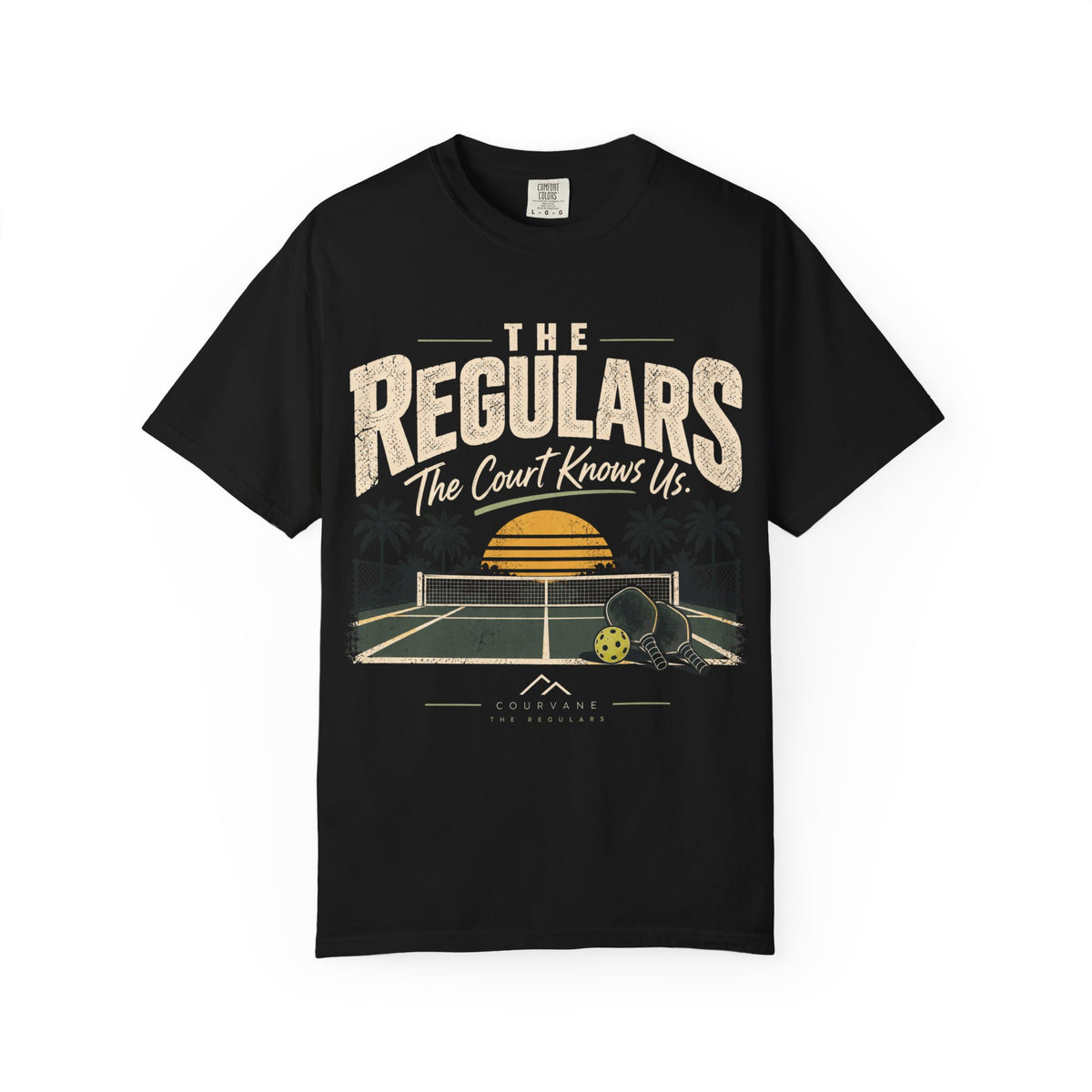 The Regulars The Court Knows Us Pickleball T‑Shirt