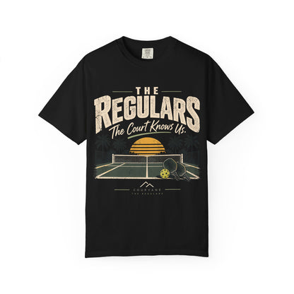 The Regulars The Court Knows Us Pickleball T‑Shirt