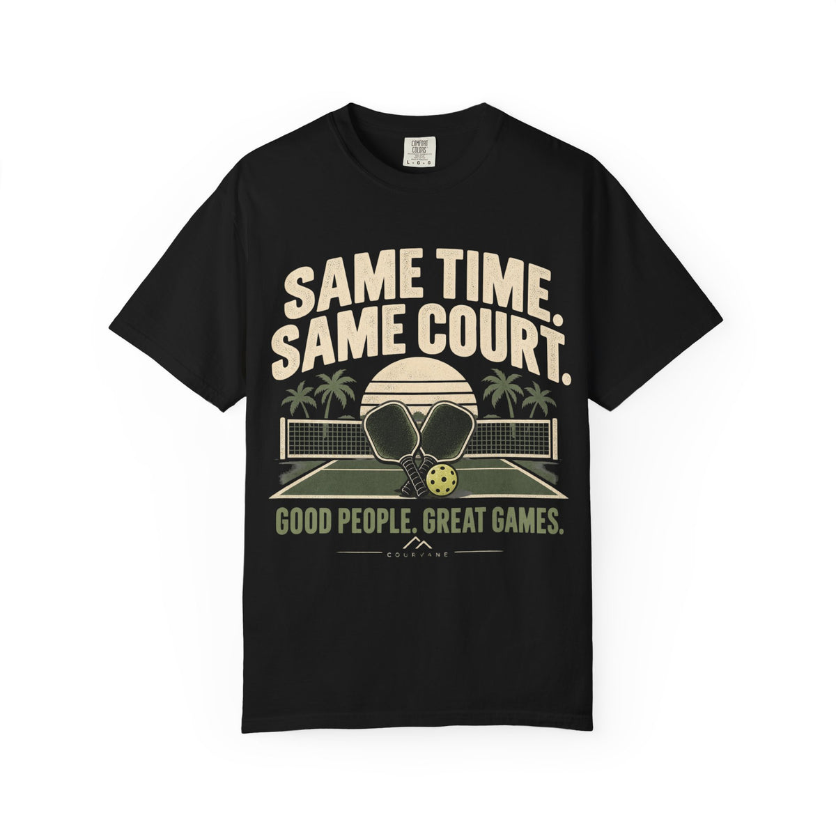 Same Time Same Court Pickleball T-Shirt