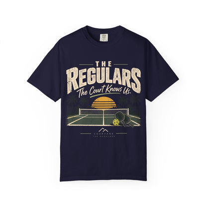 The Regulars The Court Knows Us Pickleball T‑Shirt
