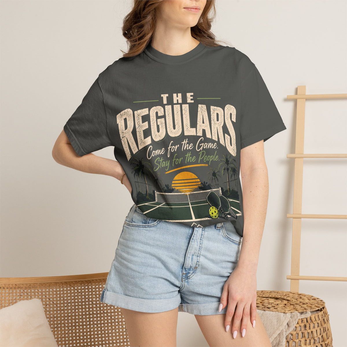 The Regulars Come for the Game, Stay for the People Tee Shirt