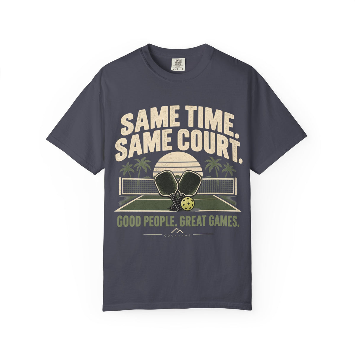 Same Time Same Court Pickleball T-Shirt