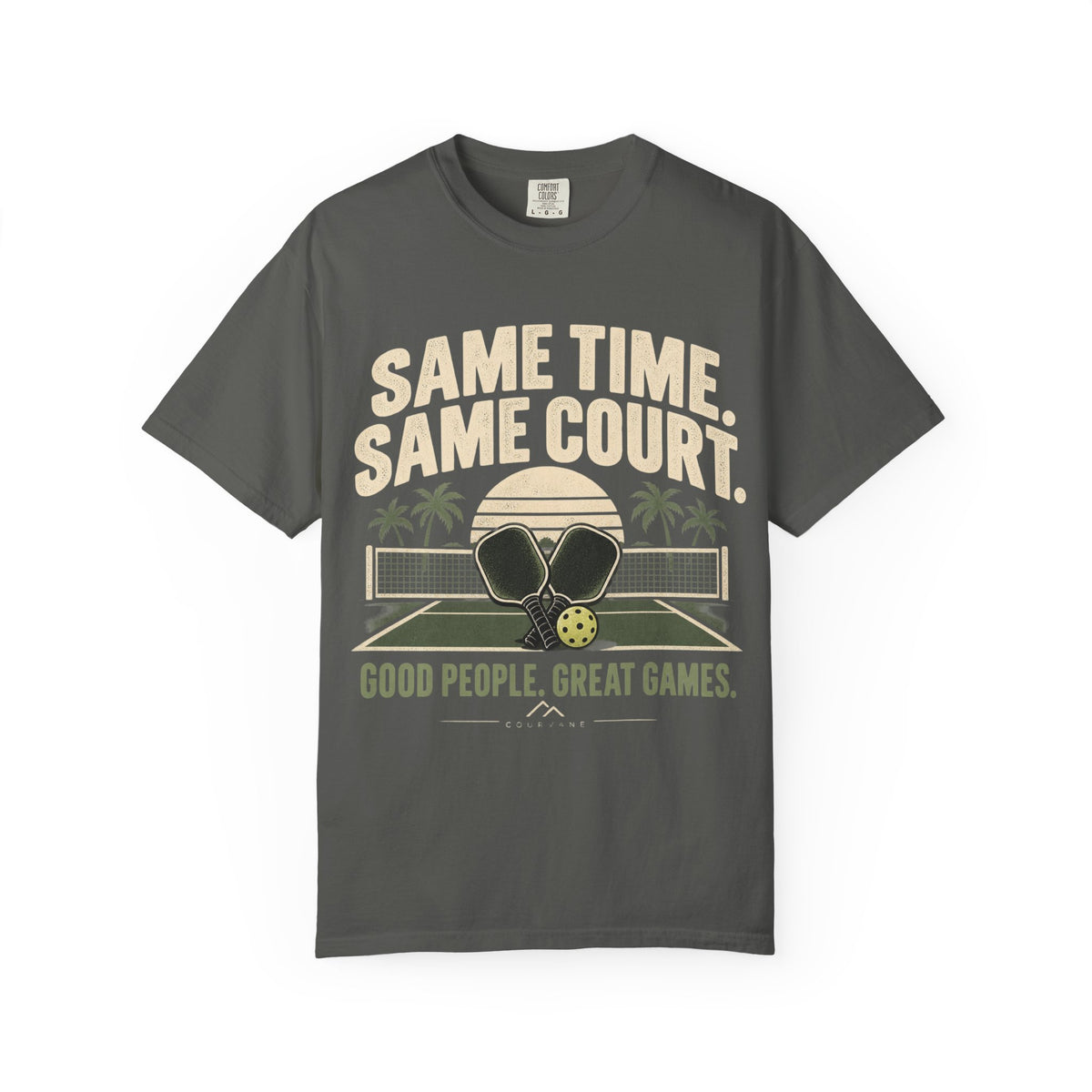 Same Time Same Court Pickleball T-Shirt