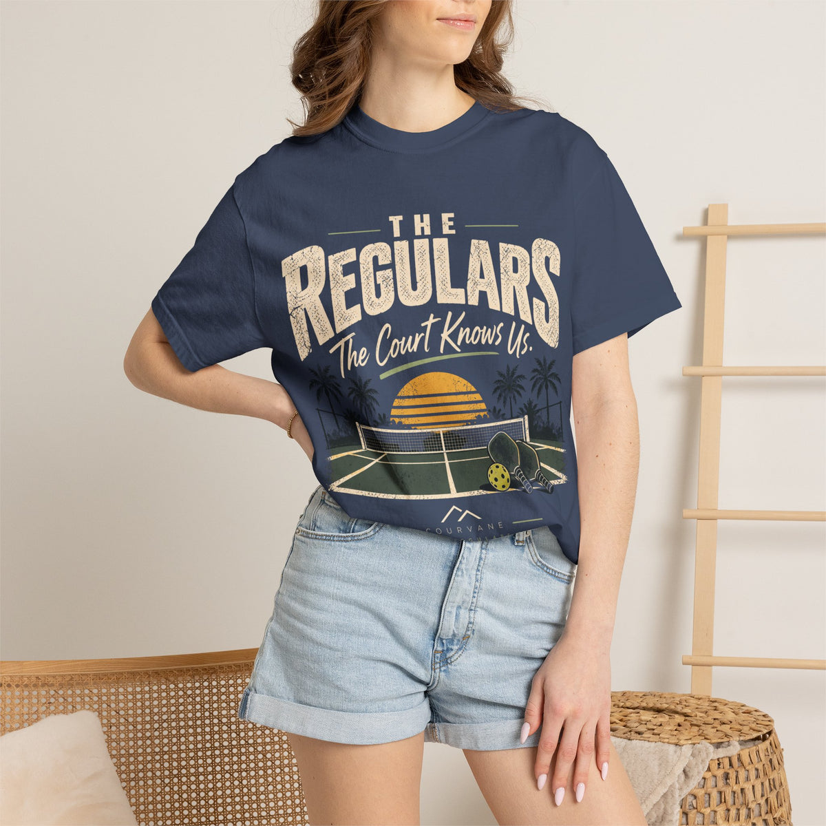 The Regulars The Court Knows Us Pickleball T‑Shirt