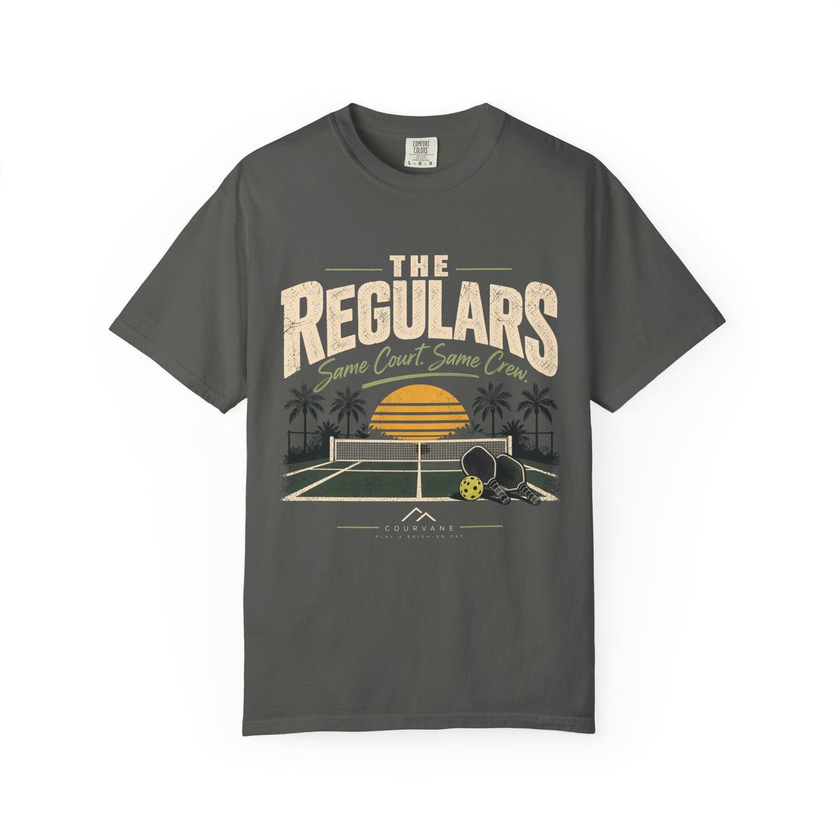 The Regulars Same Court, Same Crew Pickleball T-Shirt