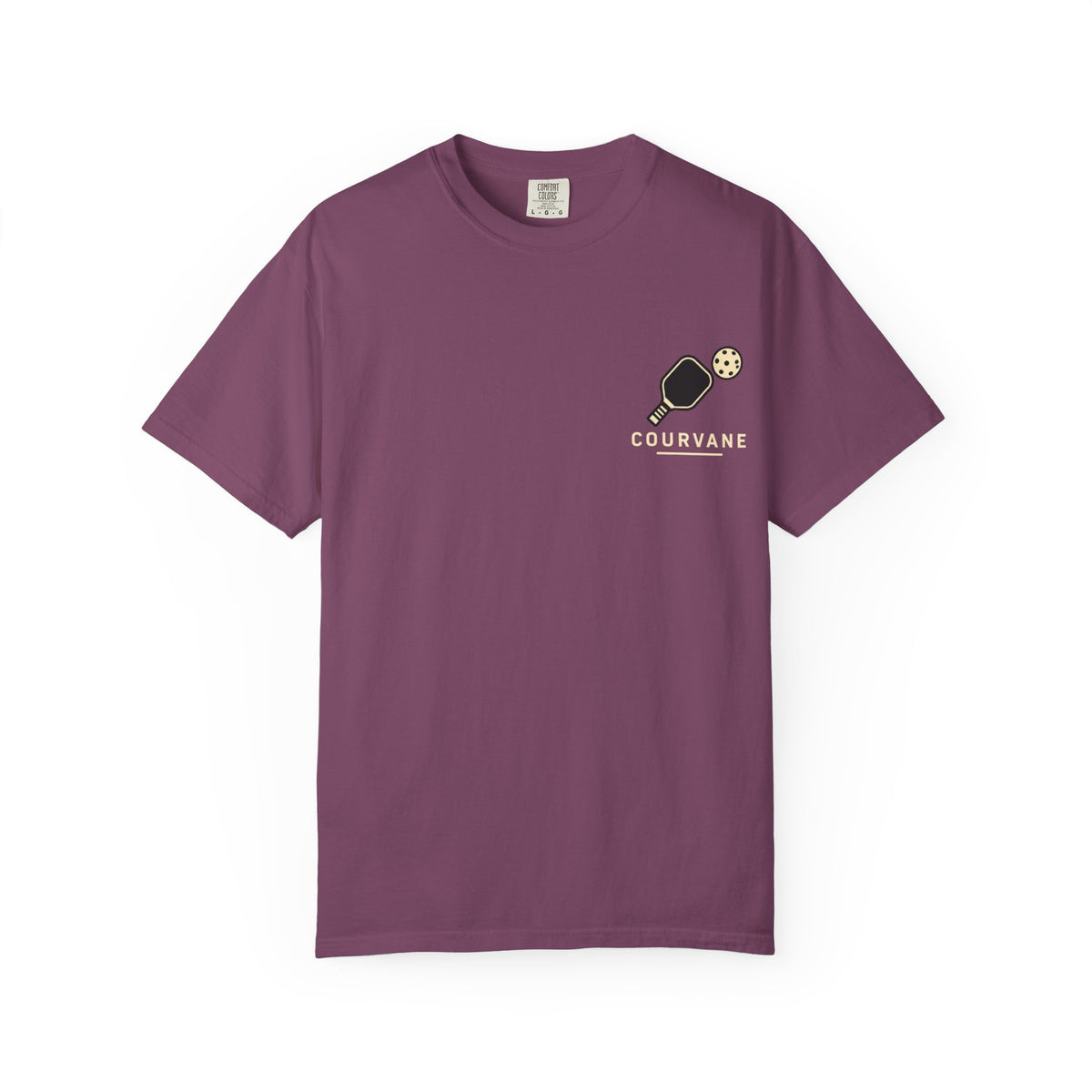 Pickleball Is My Happy Place T-Shirt - Front and Back Design