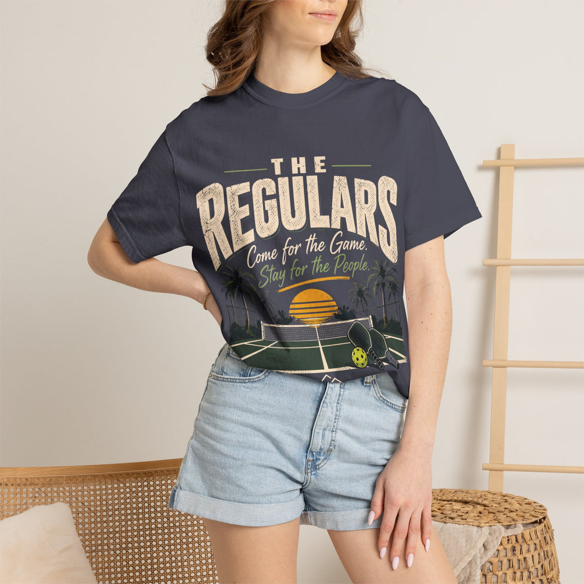 The Regulars Come for the Game, Stay for the People Tee Shirt