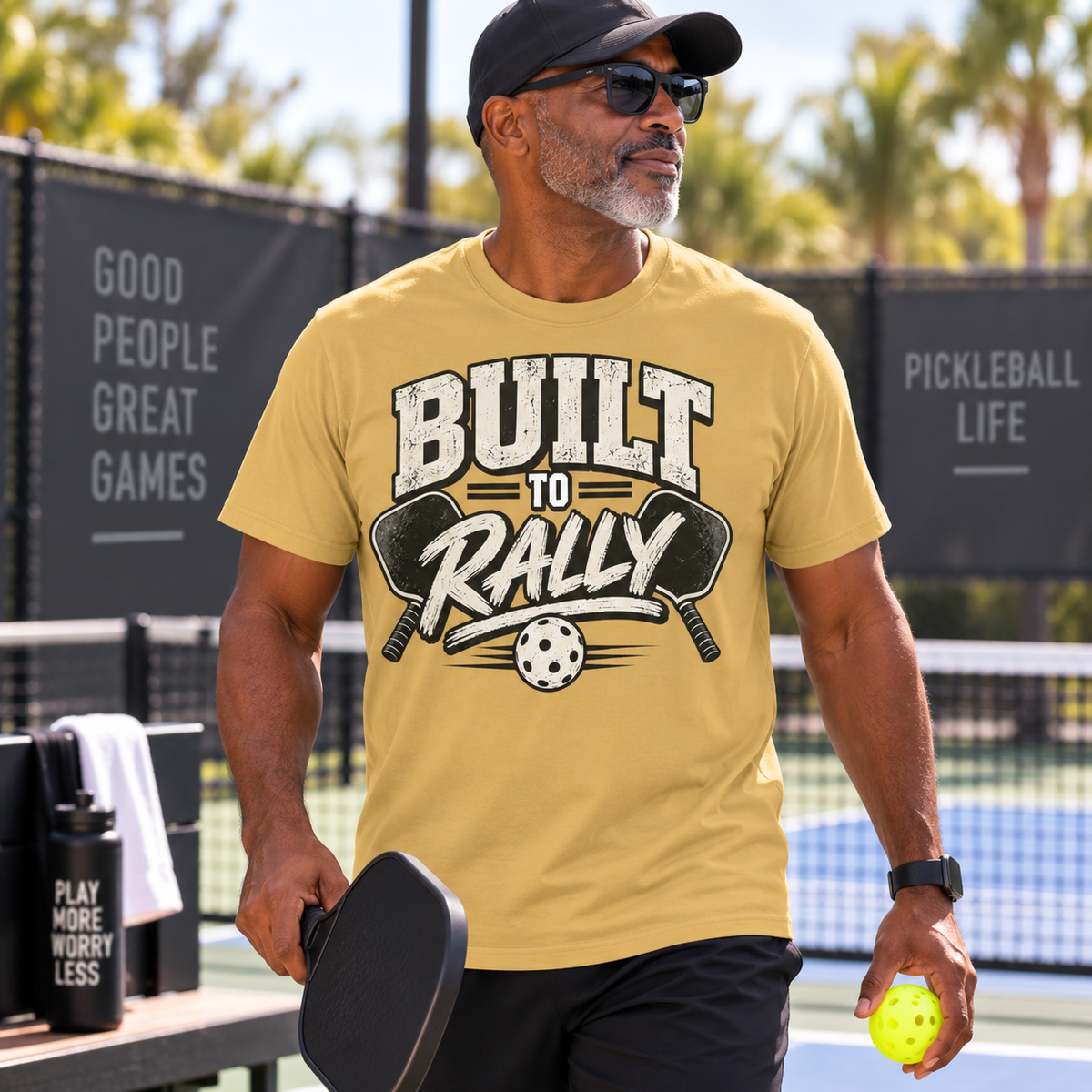 Built to Rally Pickleball T-Shirt