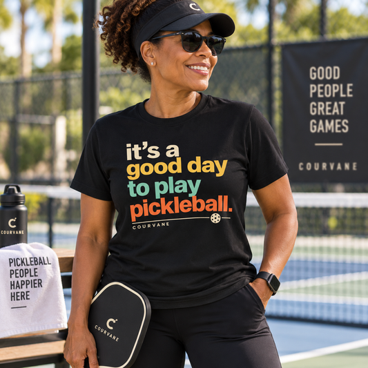Pickleball T-Shirt — "It's a Good Day to Play Pickleball"