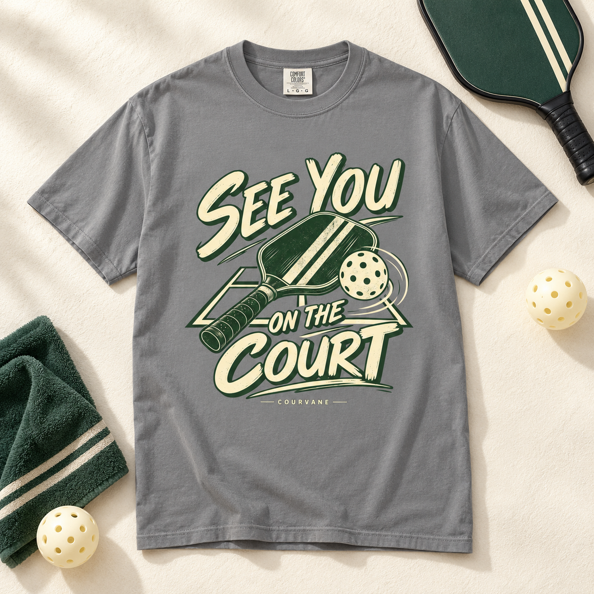 See You on the Court Pickleball T-Shirt